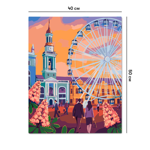  Картина за номерами «Контрактова площа»: Фото - ORNER 