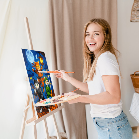  Картина по номерам «Ниндзя-коты»: Фото - ORNER 