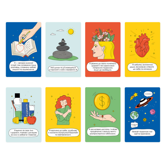  Affirmation cards 