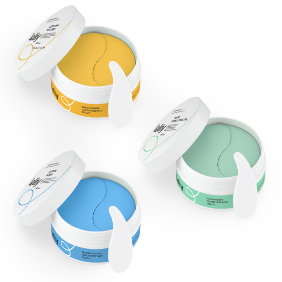  Set of 3 types of hydrogel eye patches: Photo - ORNER 