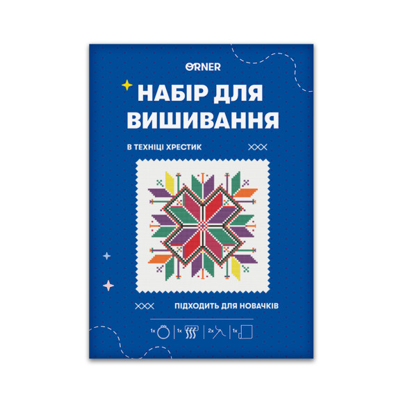 Набор для вышивания Ø160 мм «Подольский рушник»: Фото - ORNER 