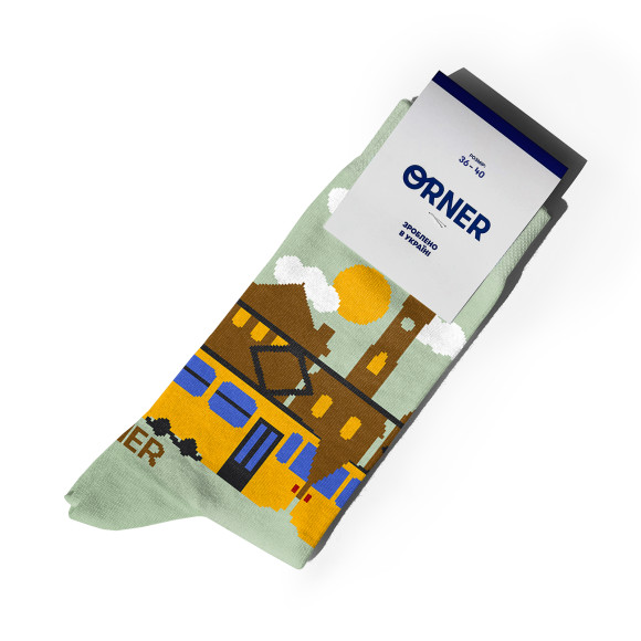  Набір шкарпеток «Мій Львів»: Фото - ORNER 