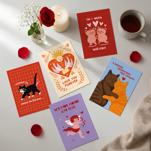  Набор открыток «Ты — весь мой мир»: Фото - ORNER 