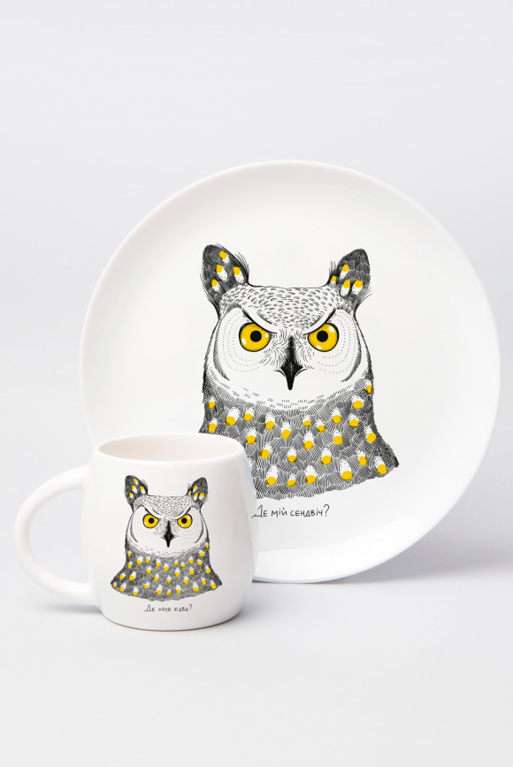  Family of owls Mug sets: Photo - ORNER 