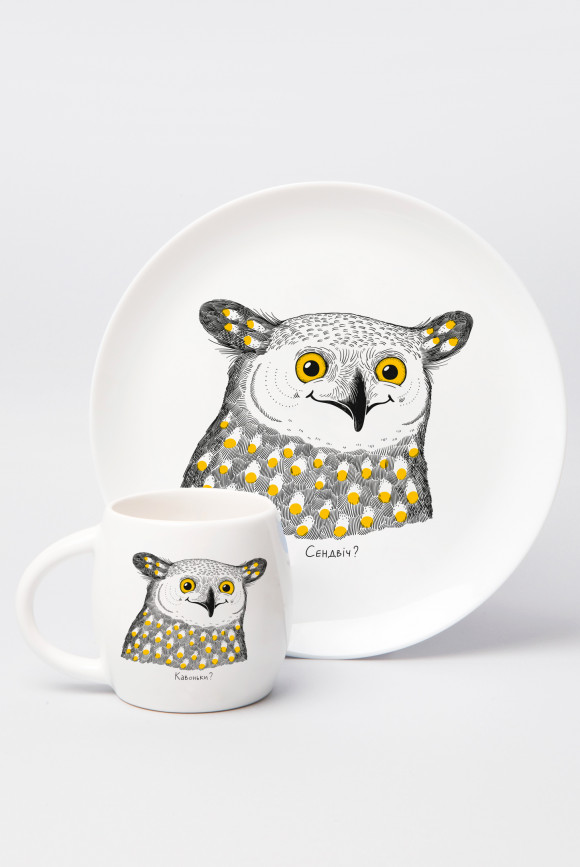  Family of owls Mug sets: Photo - ORNER 