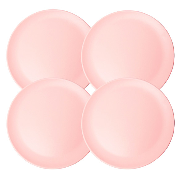  Набір тарілок Pink 4 штуки: Фото - ORNER 