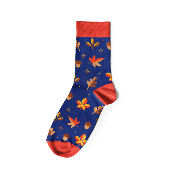  Шкарпетки «Осінні дари» червоні 1 пара: Фото - ORNER 