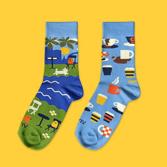  Шкарпетки «Прогулянка Києвом» 1 пара: Фото - ORNER 