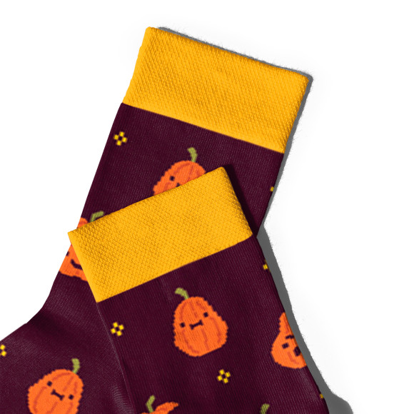  Носки «Осенние дары» жёлтые 1 пара: Фото - ORNER 