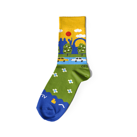  Шкарпетки «Весняний Київ» 1 пара: Фото - ORNER 