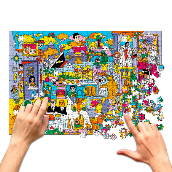  Puzzle ORNER Back to the 90's. Movies and TV-series 1000 elements: Photo - ORNER 