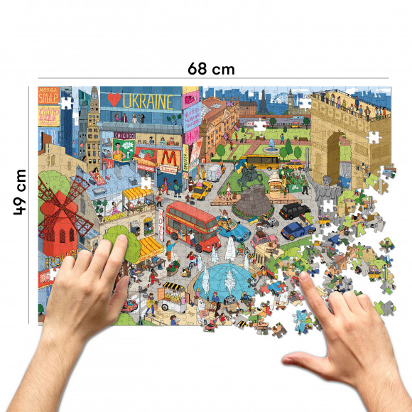  Jigsaw puzzle ORNER  United World 1000 elements: Photo - ORNER 