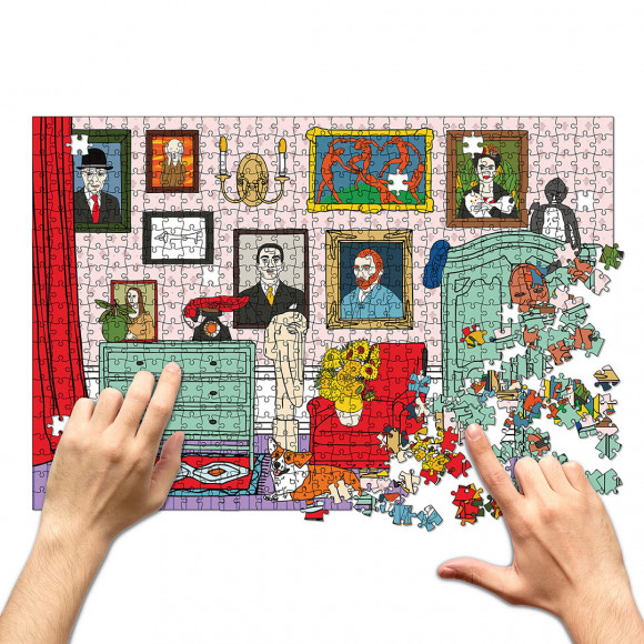  Jigsaw puzzle ORNER x Grekhov In a room full of art 500 elements: Photo - ORNER 