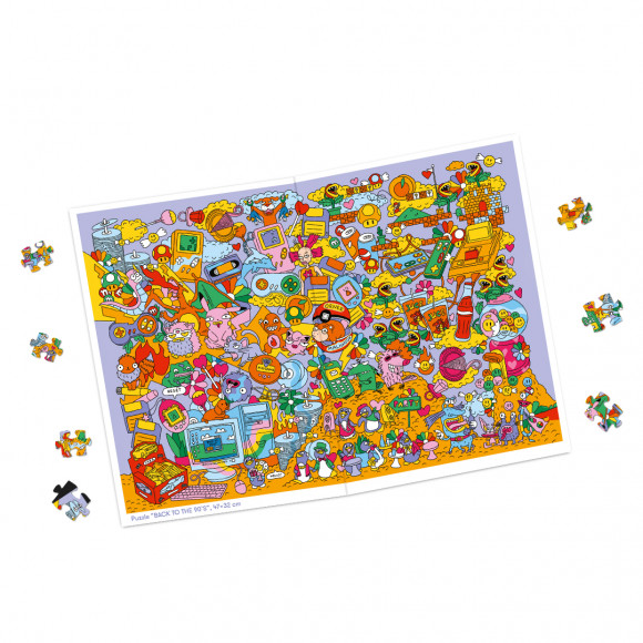  Jigsaw puzzle ORNER х MALIUNOK Back to the 90's. Games 500 elements: Photo - ORNER 