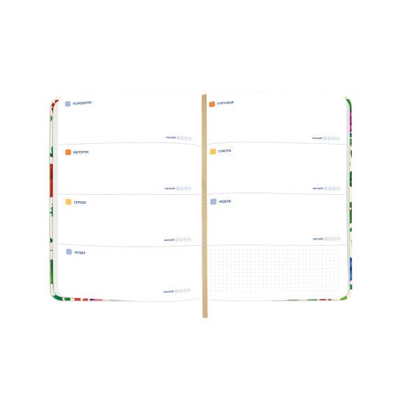  Планер «I HAVE A BRAVE PLAN» барвистий світлий: Фото - ORNER 