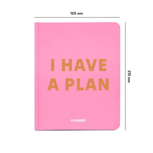  Планер «I HAVE A PLAN» розовый: Фото - ORNER 