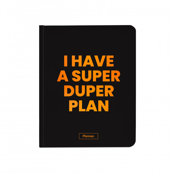  Планер I have a super duper plan black: Фото - ORNER 