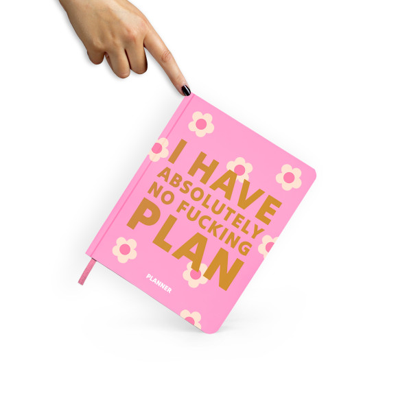  Планер «I HAVE ABSOLUTELY NO PLAN» розовый: Фото - ORNER 