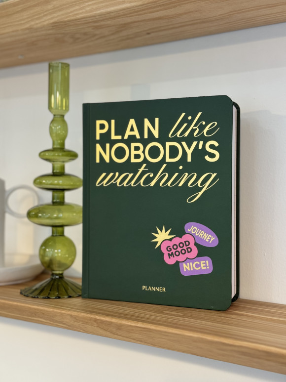  Планер «PLAN LIKE NOBODY'S WATCHING» зеленый: Фото - ORNER 