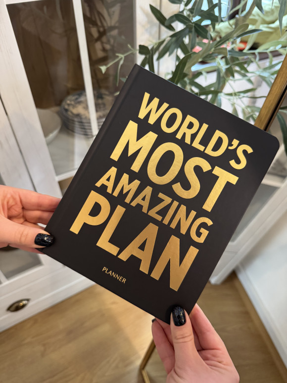  Планер «WORLD'S MOST AMAZING PLAN» черный: Фото - ORNER 
