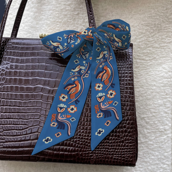  Платок твилли «Птицы»: Фото - ORNER 