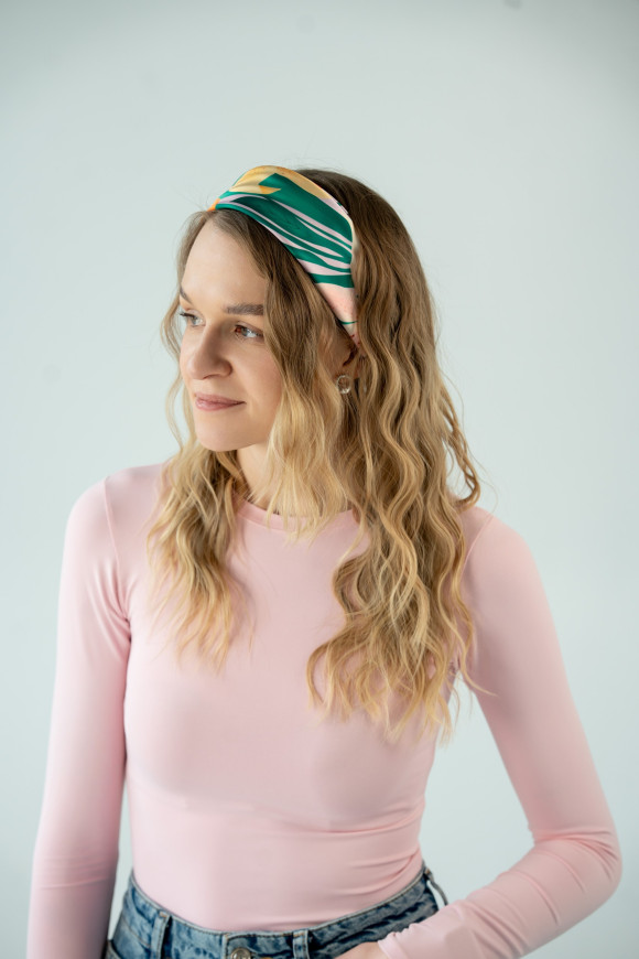  Платок «Весенний букет» розовый: Фото - ORNER 