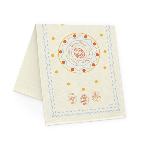  Рушник «Великодні миті» світло-блакитний 40х70: Фото - ORNER 