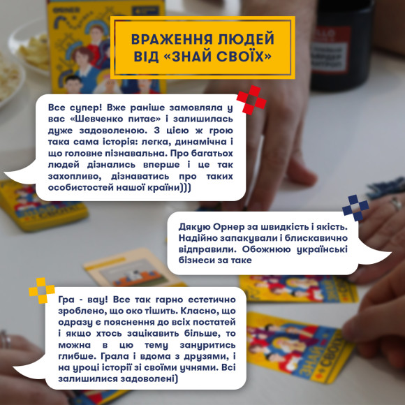  Розмовна гра «Знай своїх»: Фото - ORNER 