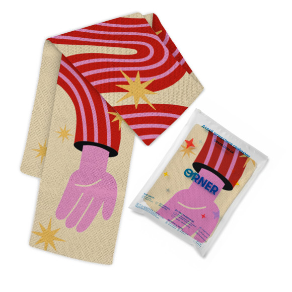  Шарф «Ходи обійму» світлий: Фото - ORNER 