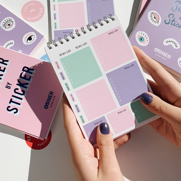  Sticker book фиолетовый: Фото - ORNER 