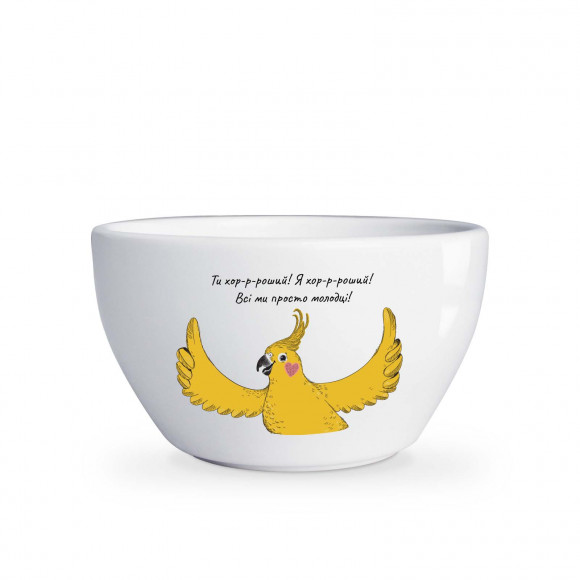  Parrot bowl: Photo - ORNER 