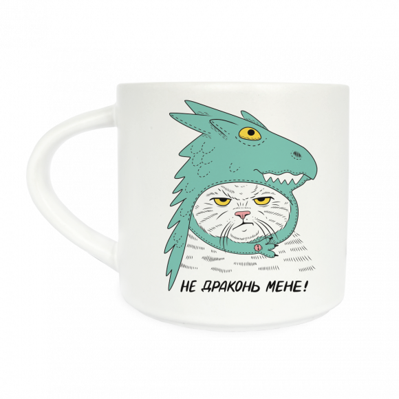  Тарелка и чашка «Кот-дракон»: Фото - ORNER 