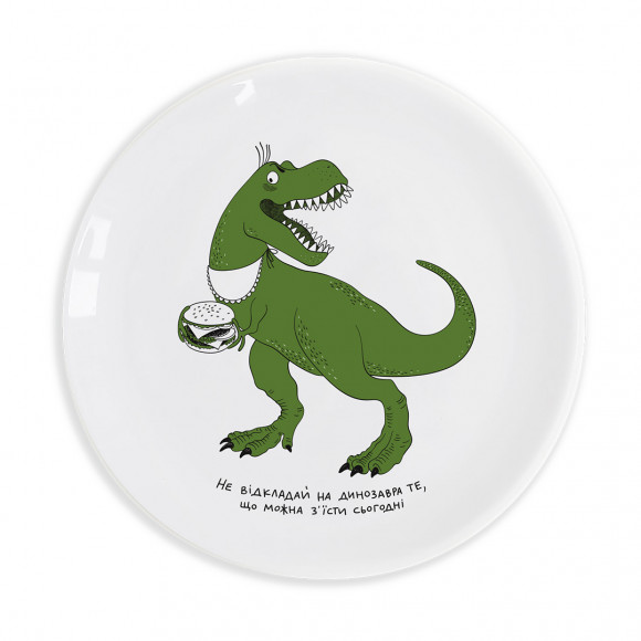  Тарілка та чашка «Динозавр»: Фото - ORNER 
