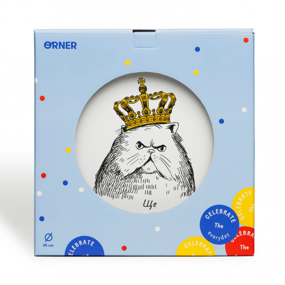 Тарелка «Кот в короне»: Фото - ORNER 