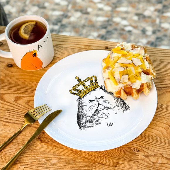  Тарілка «Кіт у короні»: Фото - ORNER 