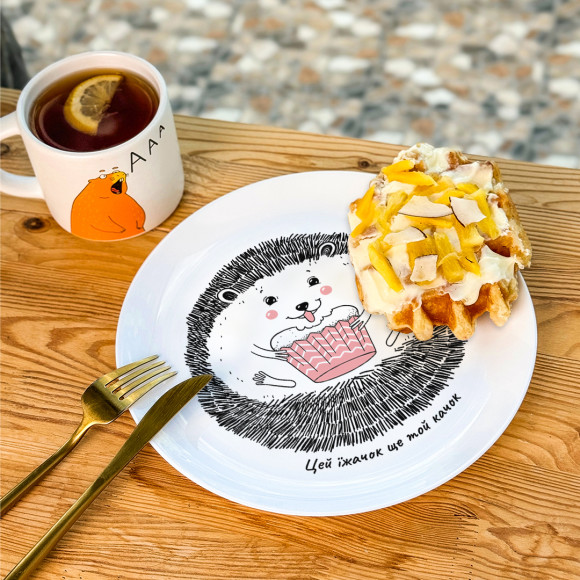  Hedgehog Plate: Photo - ORNER 