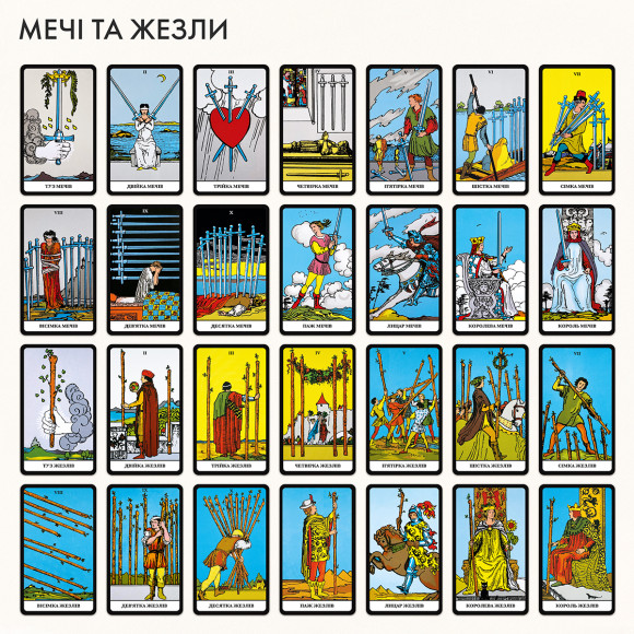 Rider–Waite Tarot Ukrainian edition: Photo - ORNER 