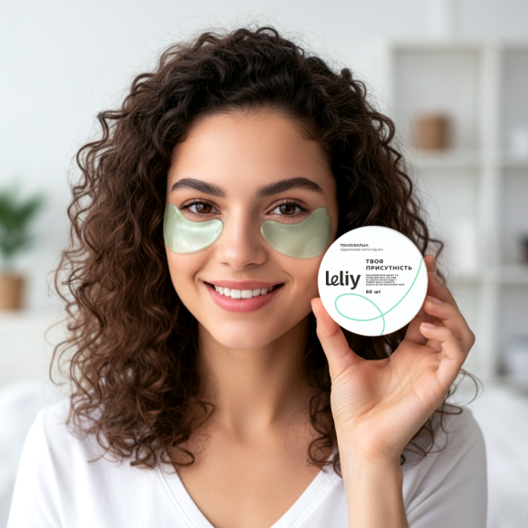  Toning hydrogel eye patches ORNER x Leliy  