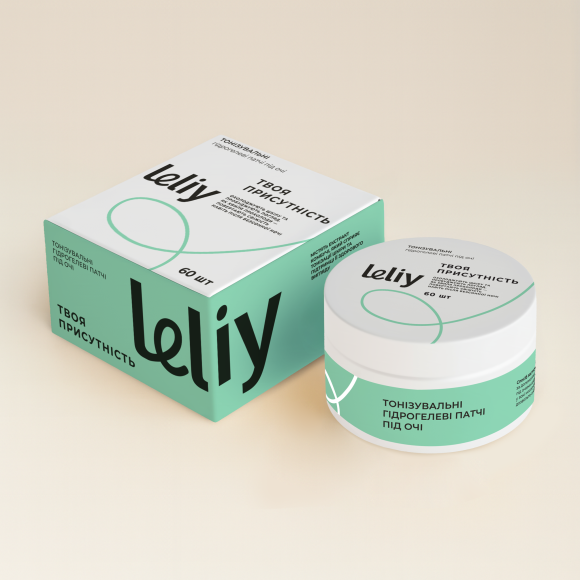  Toning hydrogel eye patches ORNER x Leliy  