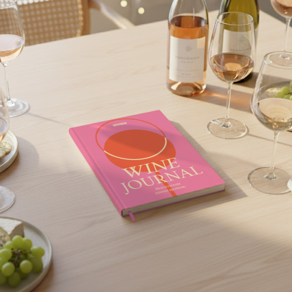  Винный дневник «Сокровищница винных впечатлений» розовый: Фото - ORNER 