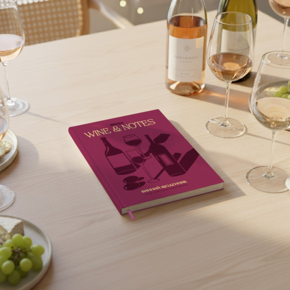  Винный дневник «Мои винные заметки» бордовый: Фото - ORNER 