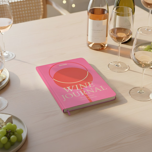  Винный дневник «Сокровищница винных впечатлений» розовый: Фото - ORNER 