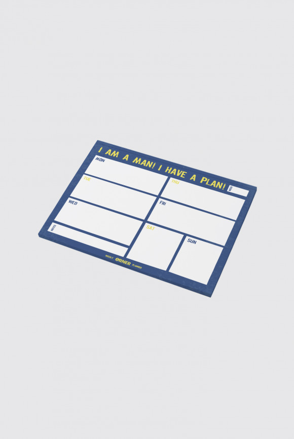 Weekly Planner. Men's edition: Фото - ORNER 