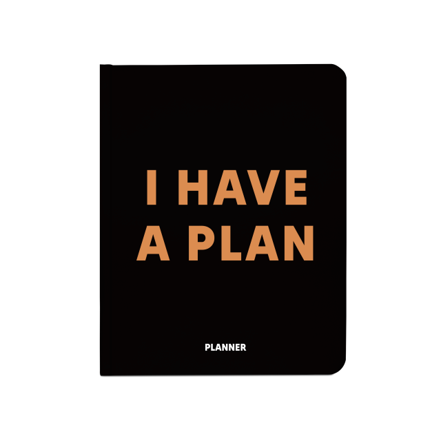 Планер «I HAVE A PLAN» черный