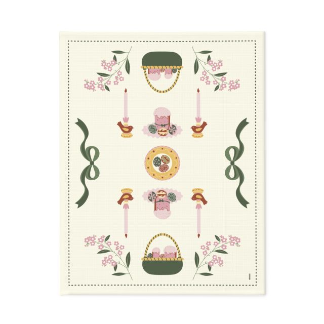 Tablecloth "Easter Basket" light 130x170