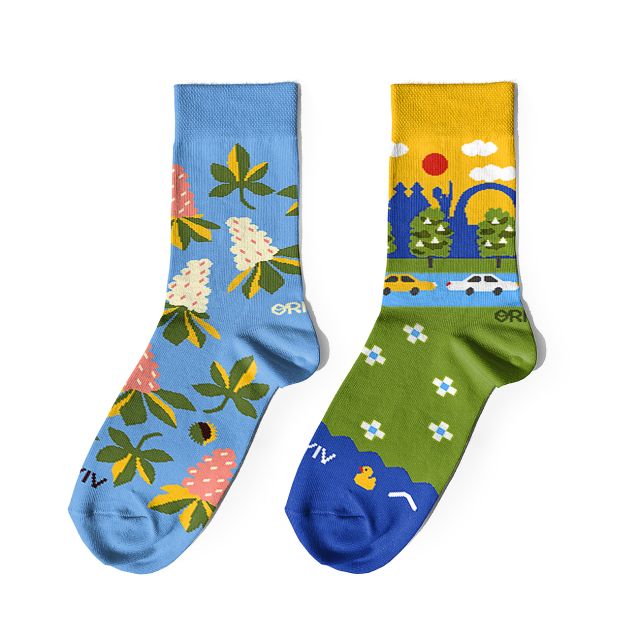 Шкарпетки «Весняний Київ» 1 пара