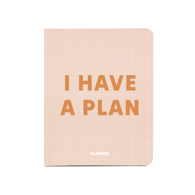 Планер «I HAVE A PLAN» бежевый