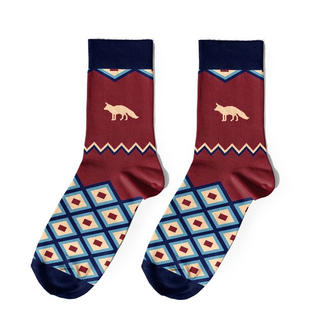 Шкарпетки «Схід» бордові 1 пара