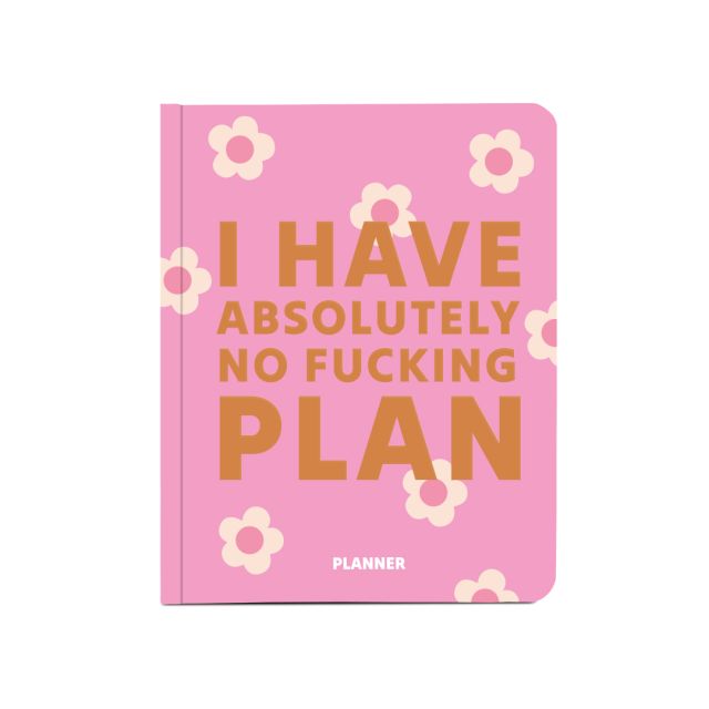 Планер «I HAVE ABSOLUTELY NO PLAN» розовый