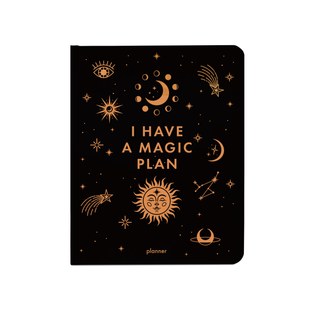 Planner I HAVE A MAGIC  PLAN black